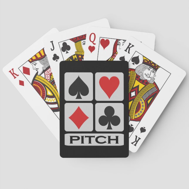 Baralho Placas de jogo do Pitch Player (Verso)