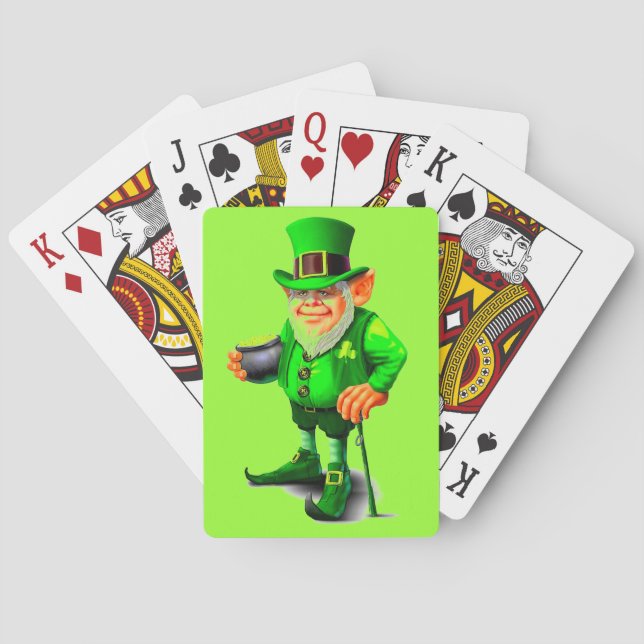 Baralho Placas de jogo IRISH LEPRECHAUN (Verso)