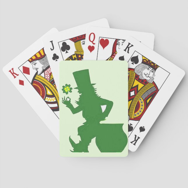 Baralho Placas de jogo IRISH LEPRECHAUN (Verso)