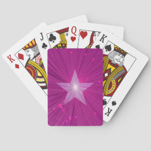 Baralho Placas de jogo Pink Star
