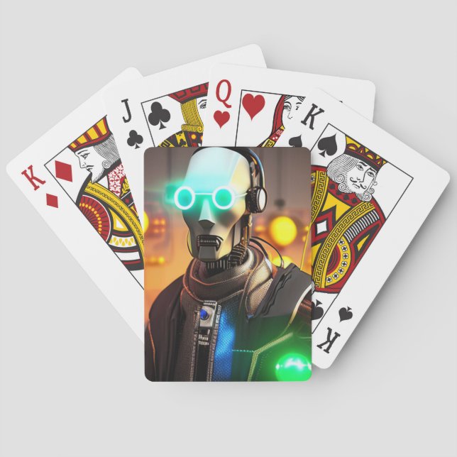 Baralho Placas de jogo Robot 2 Poker (Verso)