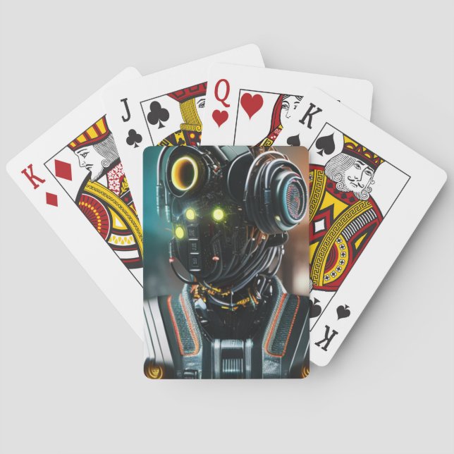 Baralho Placas de jogo Robot 3 Poker (Verso)