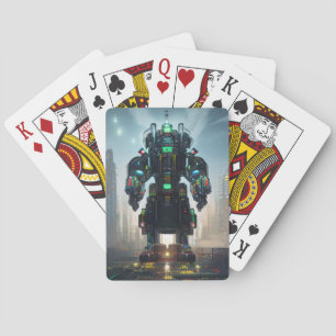 Baralho Placas de jogo Robot 4 Poker