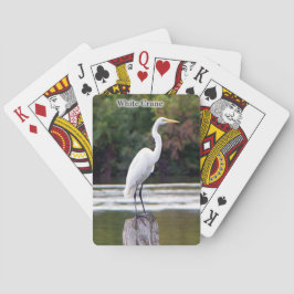 Baralho Placas de jogo White Crane