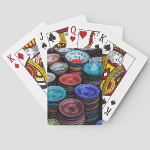 Baralho Placas De Marrocos No Mercado