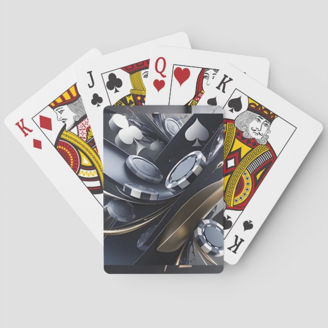 BARALHO PLACAS DE POKER ABSTRAC (Verso)