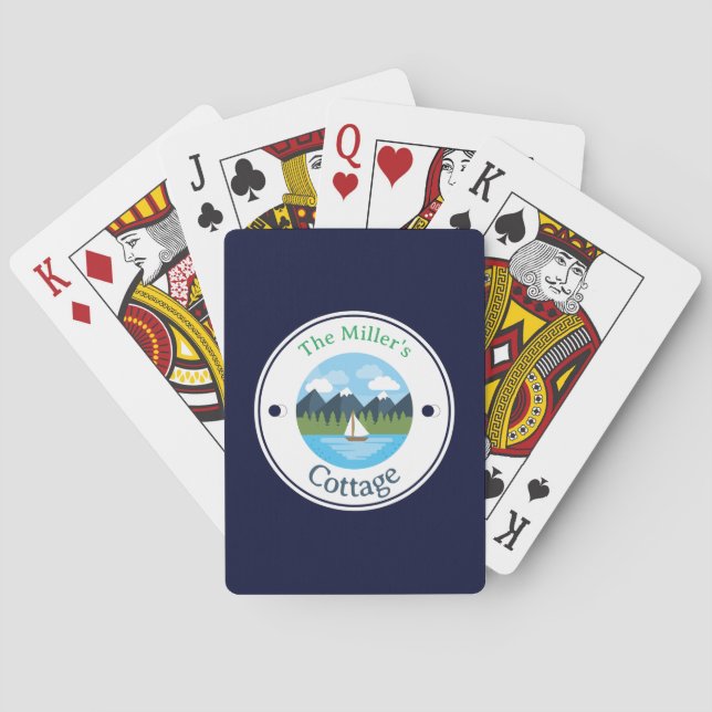 Baralho Placas de Reprodução - Algodão - Personalizado - A (Verso)