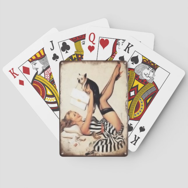 Baralho Placas de Reprodução Clássicas (Verso)