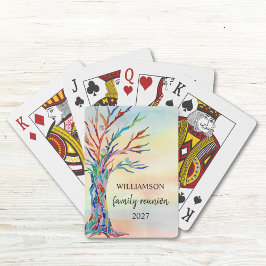 Baralho Placas de Reprodução Clássicas de Reunião da Famíl