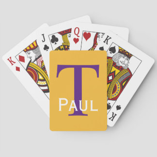 Baralho Placas de Reprodução Clássicas Personalizadas 2