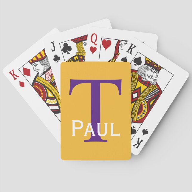 Baralho Placas de Reprodução Clássicas Personalizadas 2 (Verso)