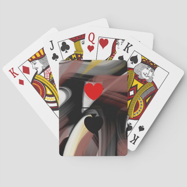 Baralho Placas de Reprodução Clássicas Tendência Abstrato  (Verso)