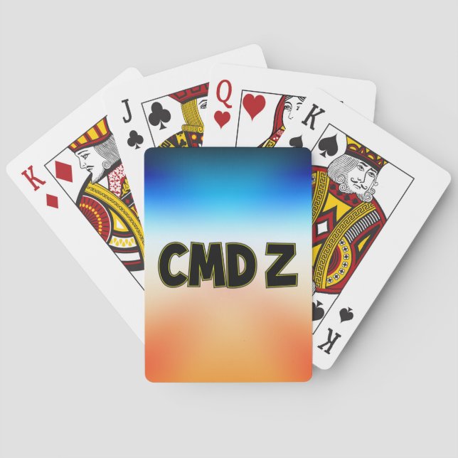 Baralho Placas de Reprodução CMD Z (Verso)