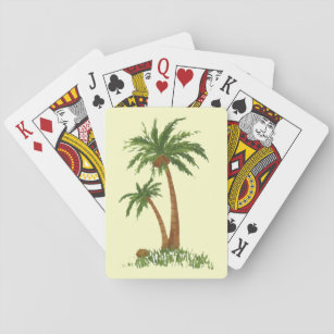Baralho Placas de Reprodução de Árvore Palm