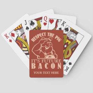 Baralho Placas de reprodução de cores personalizadas PIG