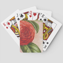 Baralho Placas de Reprodução de Flor Vintage