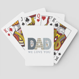 Baralho Placas de reprodução de fotos do pai