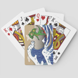 Baralho Placas de Reprodução de Ondas