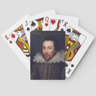 Baralho Placas de Reprodução de Retrato de Shakespeare Wad