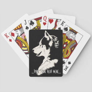 Baralho Placas de Reprodução de roucos Personalizam Cart