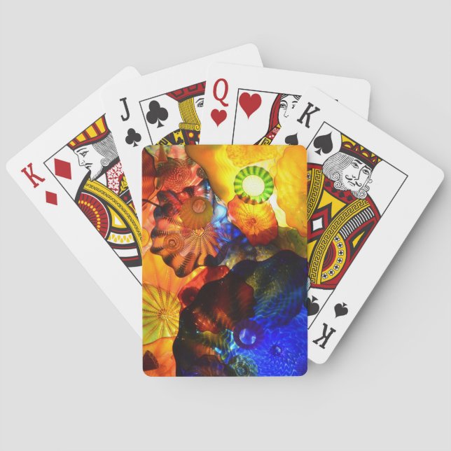 Baralho Placas De Reprodução De Vidro (Verso)