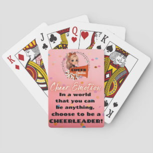 Baralho Placas de Reprodução do cheerleader