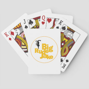 Baralho Placas de reprodução do logotipo BRJ