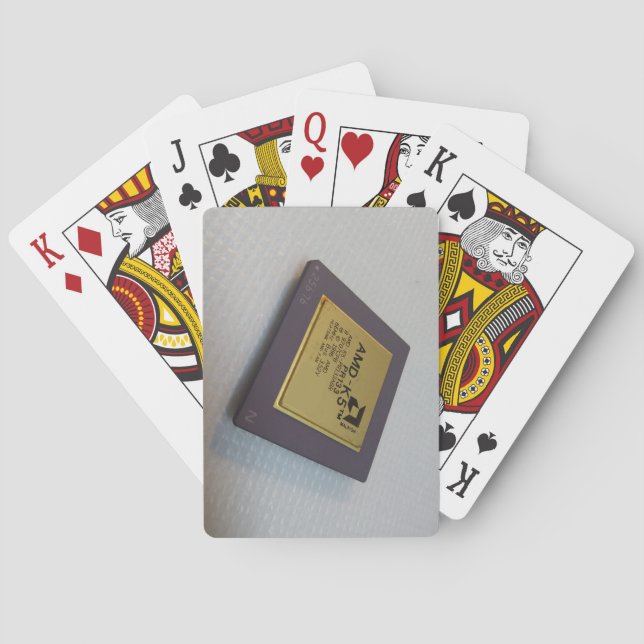 Baralho Placas de Reprodução do Microprocessador (Verso)