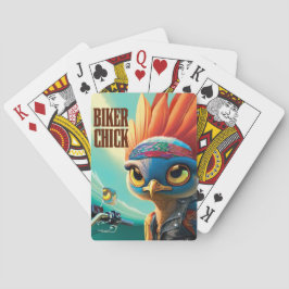 Baralho Placas de Reprodução do Pintinho Biker