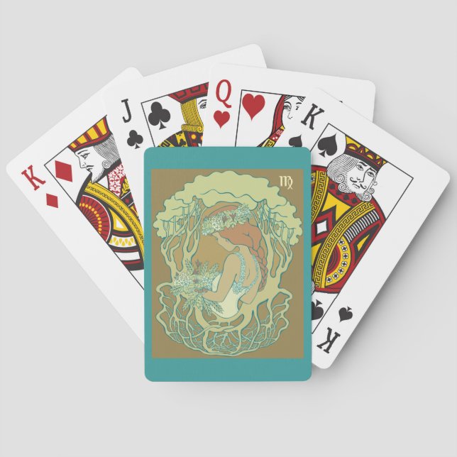Baralho Placas de Reprodução do Virgo (Verso)