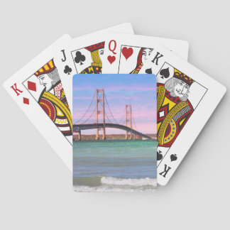Baralho Placas de reprodução "Mackinac Bridge Playing Card