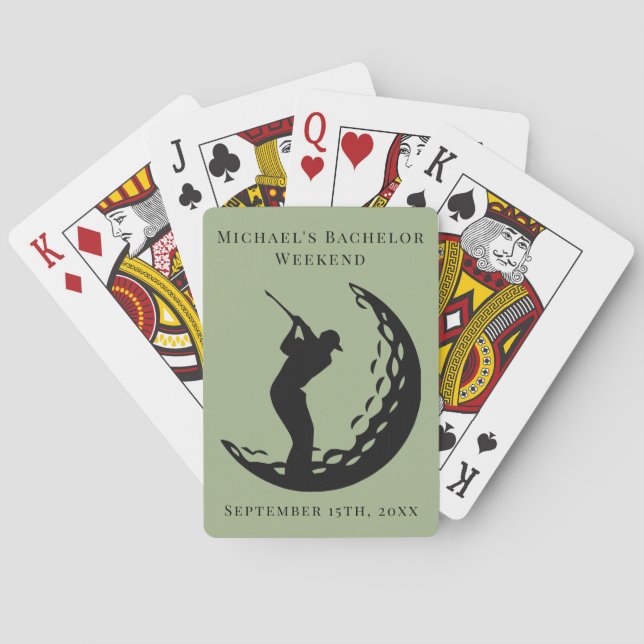 Baralho Placas de Reprodução Personalizadas | Fim de seman (Verso)