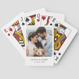 Baralho Placas Poker de Script de Foto Vertical Personaliz