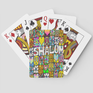Baralho Placas Retro 60s Psicodélicas Shalom LOVE