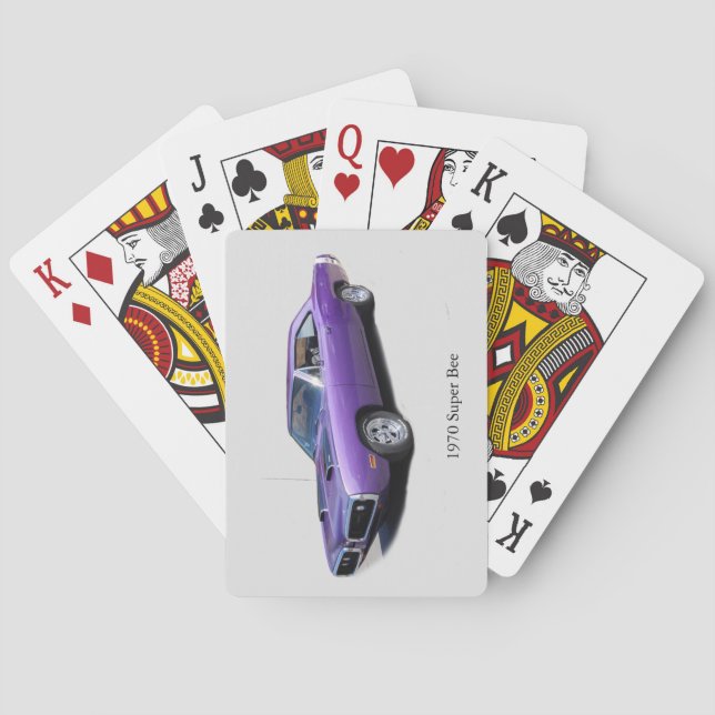 Baralho Placas Super Bee de 1970 (Verso)