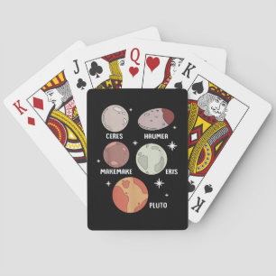 Baralho Planeta Anão Solar Do Sistema Solar Exterior Para 