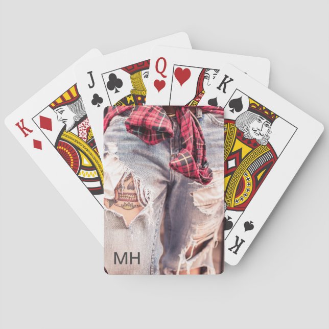 Baralho Plataforma de cartão feita sob encomenda do (Verso)