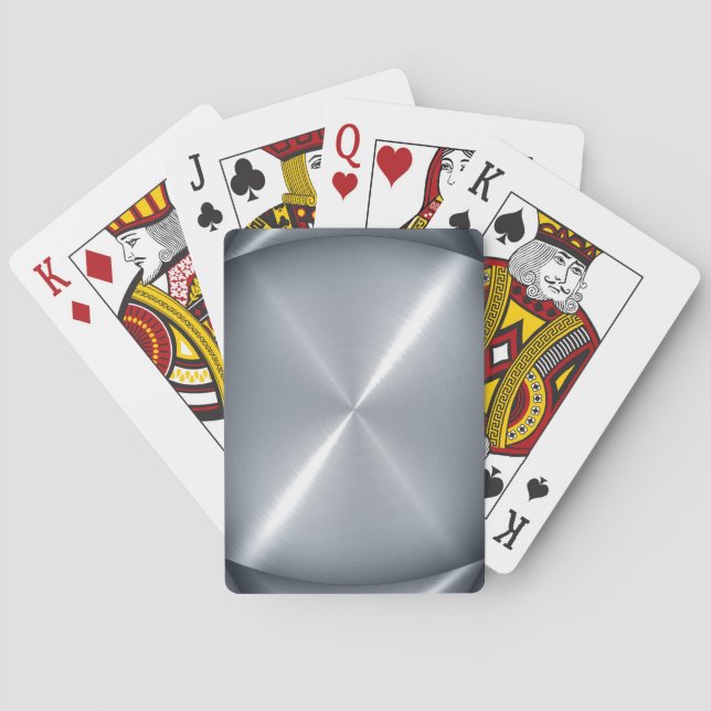 Baralho Platina - Lâmina brilhante 2 (Verso)