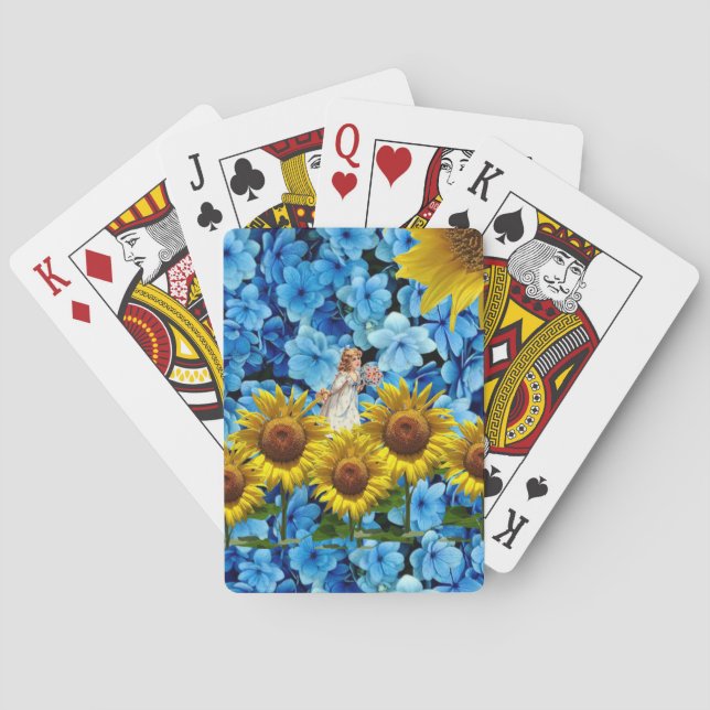 Baralho Play Card Deck Floral Sunshine (Verso)