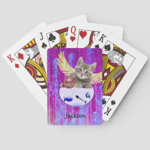 Baralho Playing Card Deck Kitten Fish Bones Guilherme