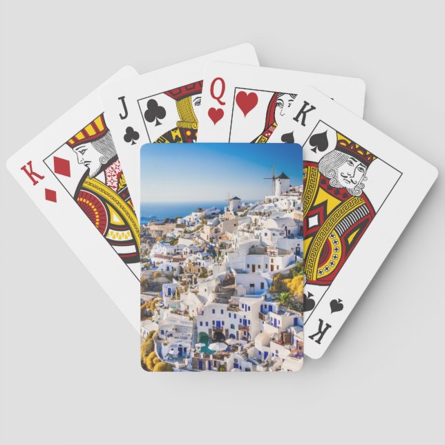 Baralho Playing card Santorini (Verso)