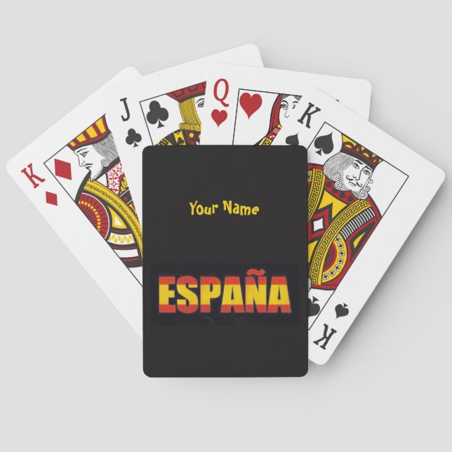 Baralho Playing Cards España (Verso)