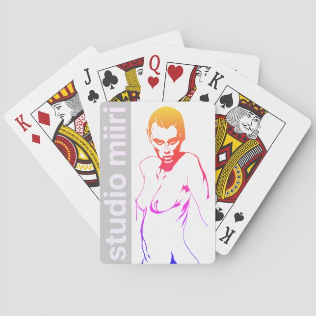 Baralho PLAYING CARDS studio miiri (Verso)