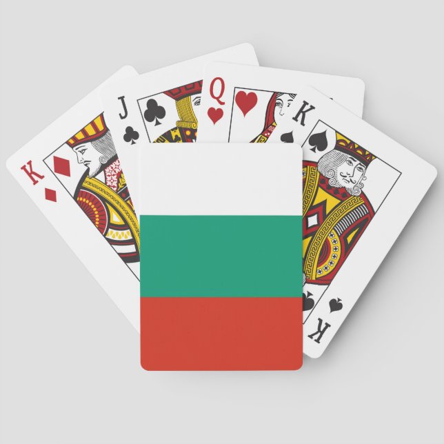 Baralho Playing Cards with Bulgaria flag (Verso)