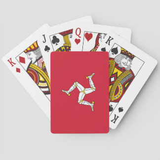 Baralho Playing Cards with flag of Isle of Man