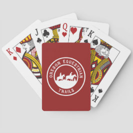 Baralho Playing cards with logo