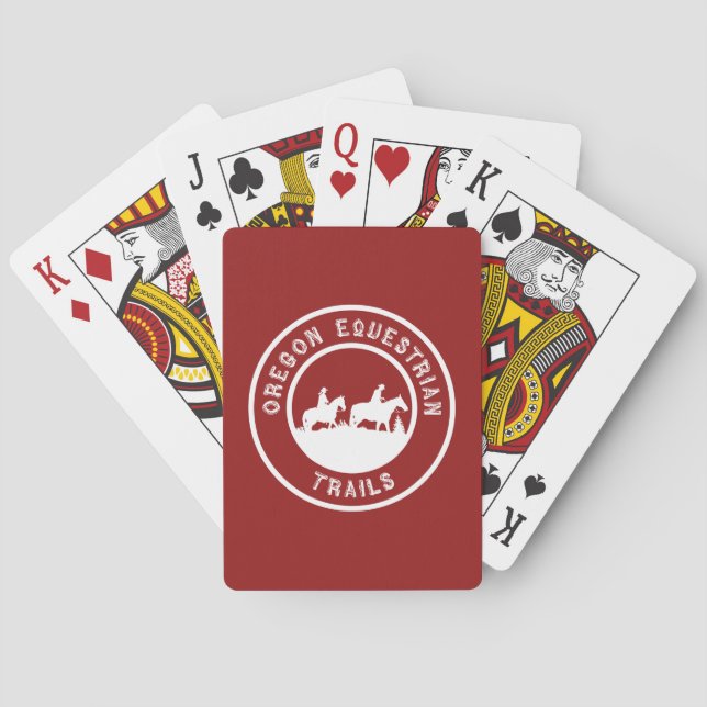 Baralho Playing cards with logo (Verso)