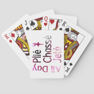 Baralho Plie, Chasse, Jete o Dia Todo ~ Design de Ballet