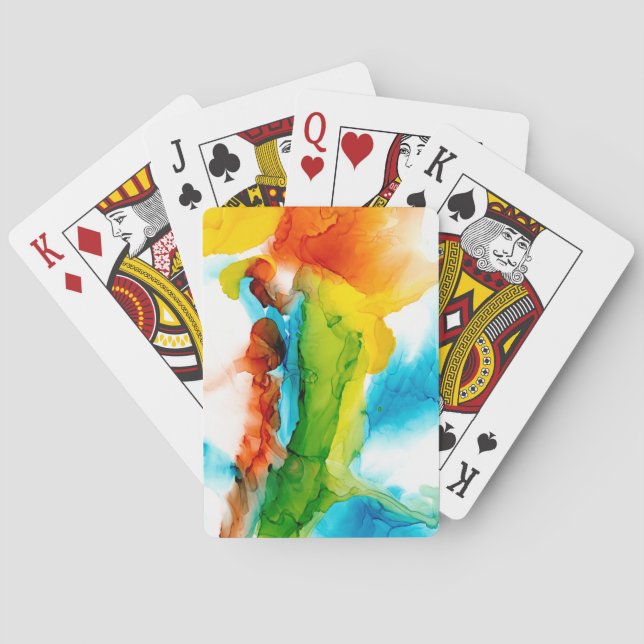 Baralho Pluma Principal - Cores de Água (Verso)