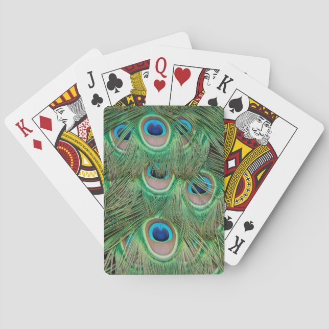 Baralho Plumagem de peacock (Verso)